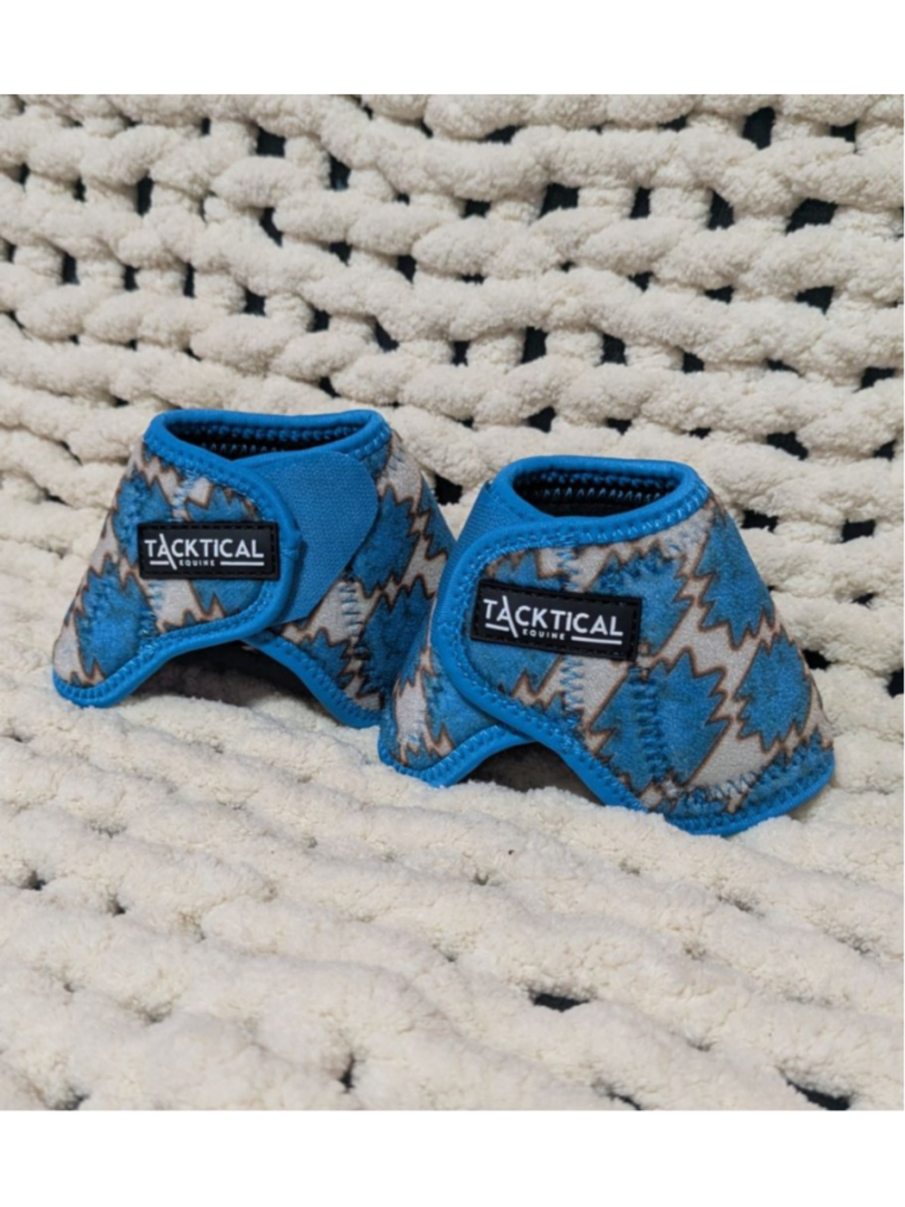 Horse Bell Boots - Turquoise Heat - Tacktical Equine Brand